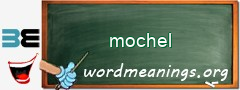 WordMeaning blackboard for mochel